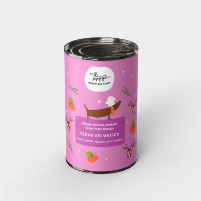 Monoproteico Cervo Selvatico cotto lentamente con Zucca